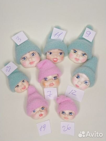 Личико для ватной куклы