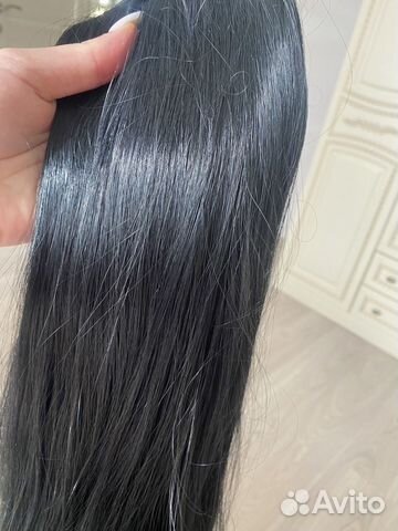 Хвост на заколках