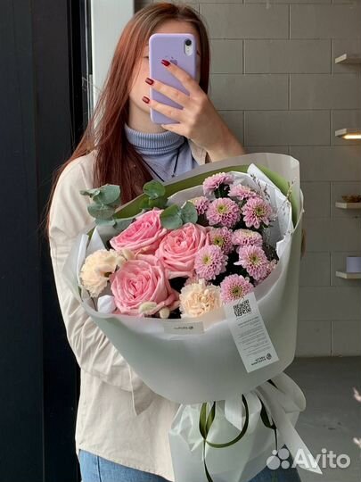 Круглые букеты