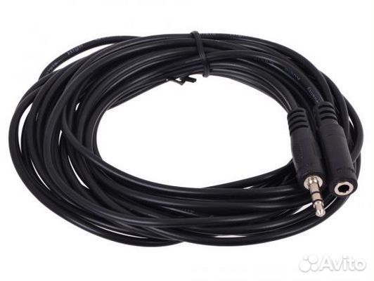 Кабель аудио vcom VAV7179-5M Jack 3,5мм (M) - (F)