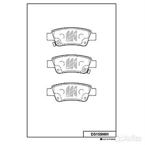 Колодки дисковые Kashiyama D5159MH