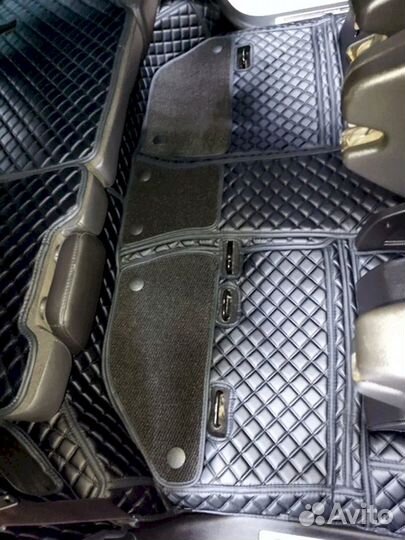 3D коврики из экокожи Alphard
