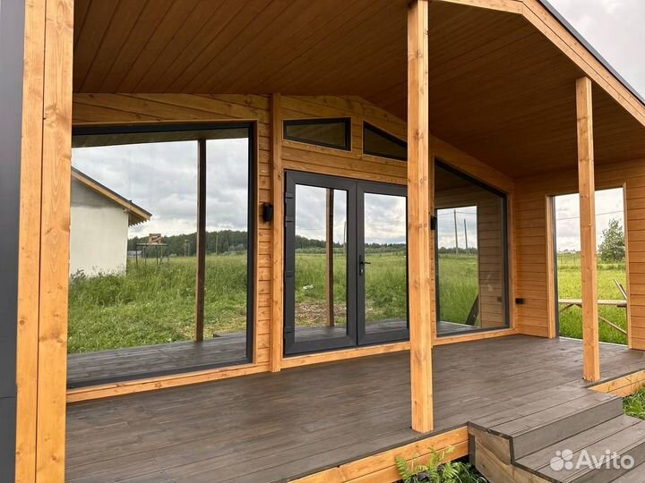 Готовый модульный дом под ключ барн хаус