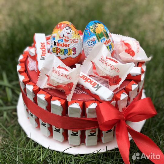 Тортик из киндеров