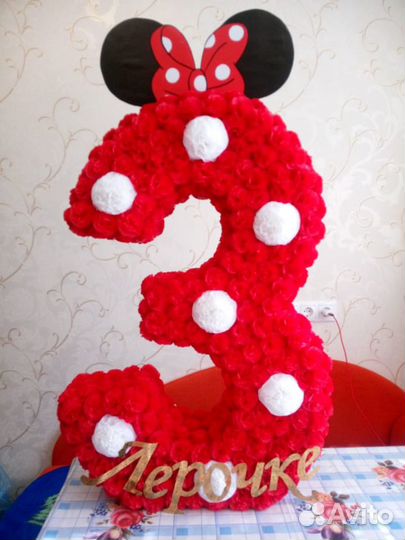 Цифра 3 на день рождения