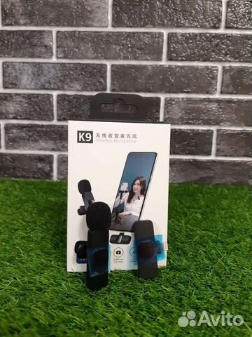 Беспроводной петличный микрофон K-9 lightning