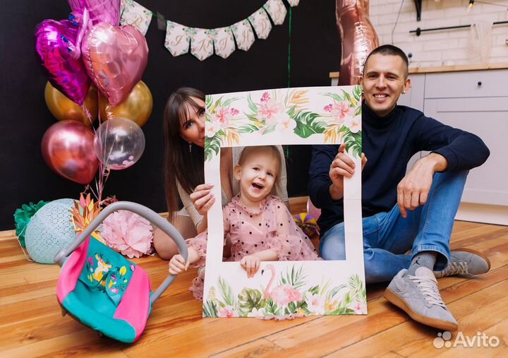 Декор фламинго пати для дня рождения)