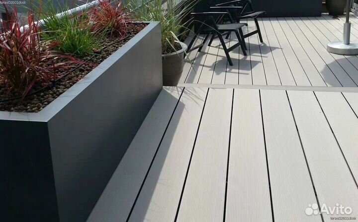 Террасная доска Лиственница Хвоя Термоясень