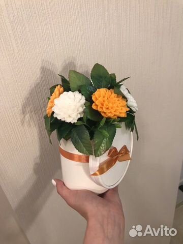 Композиция из мыла «цветы»