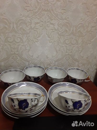 Продам сервиз новый чайный,дулево.фарфор