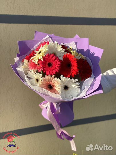 Букет цветов с доставкой, гербера