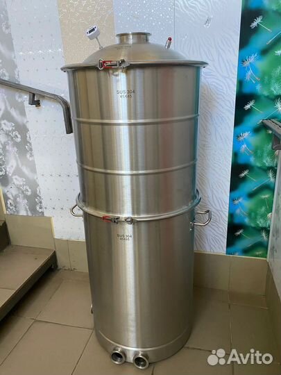 Перегонный куб 170л lux с выходом 3*4*