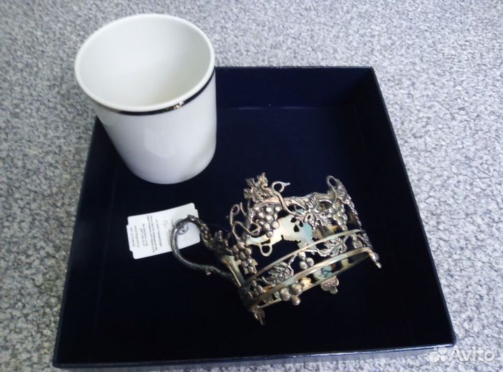 Столовое серебро, набор для чая/кофе 