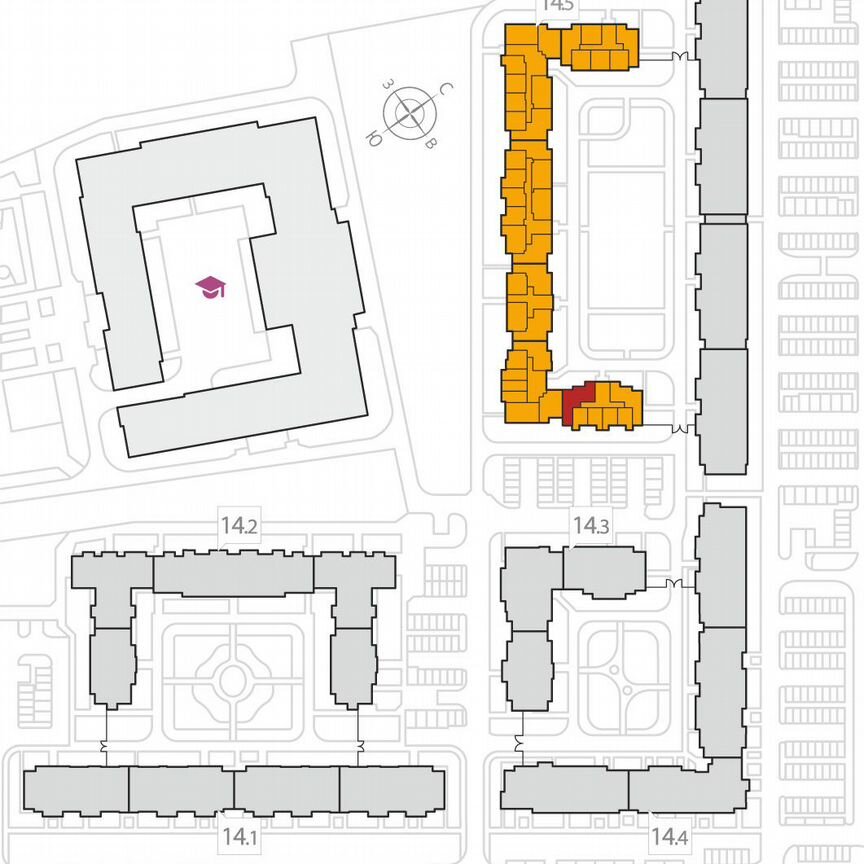 3-к. квартира, 79,7 м², 1/8 эт.