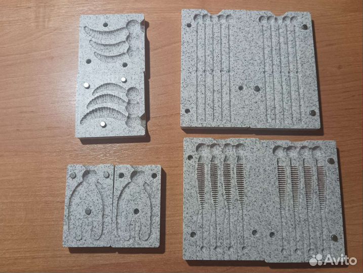 Формы для литья силиконовых приманок