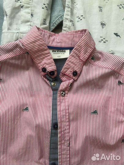 Рубашки брендовые для мальчика 116-122