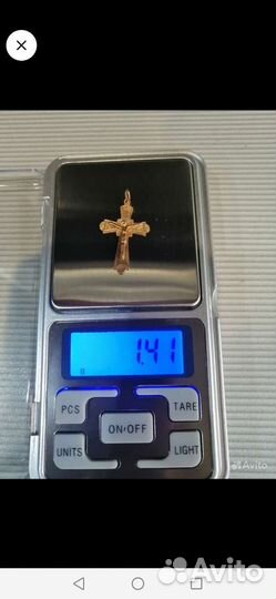 Золотой крестик