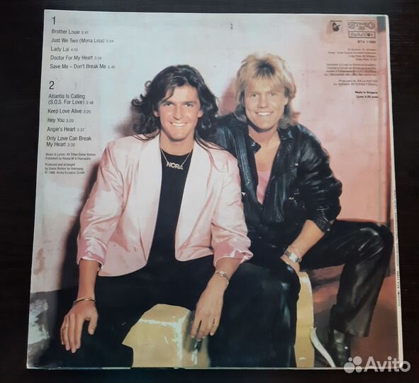Виниловые пластинки modern talking
