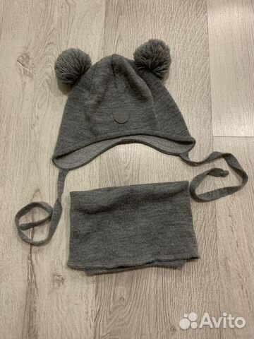 Шапка снуд на весну 48-50 прикиндр