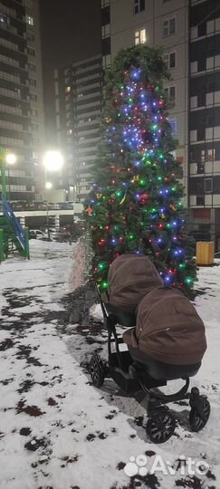 Коляска для двойни 2 в 1