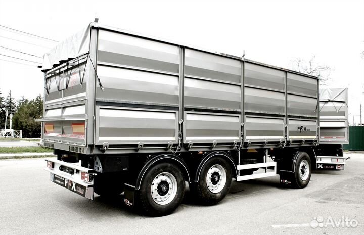Прицеп зерновоз FOX Trailer Зерновоз-бортовой 3 оси, 2024