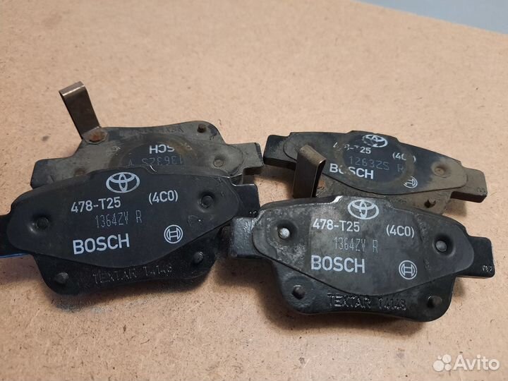 Тормозные колодки задние Toyota Avensis