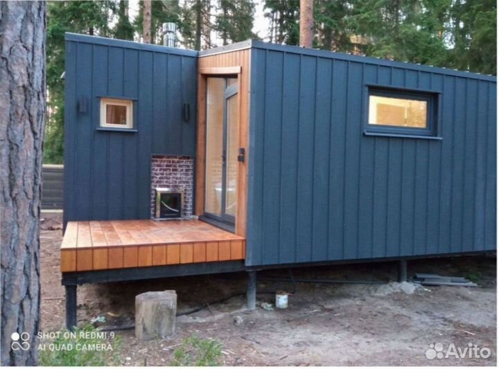 Каркасный всесезонный дом с доставкой 110 м кв, арт. ао-2579