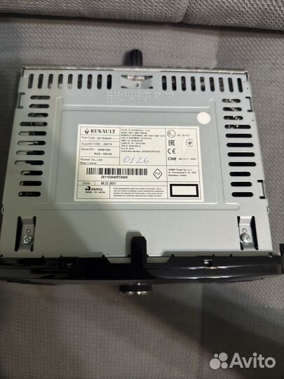 Магнитола Renault duster 2