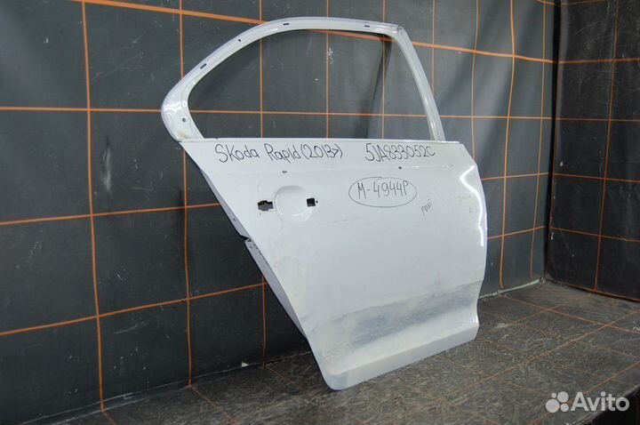 Дверь задняя правая - Skoda Rapid