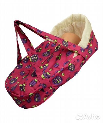 Переноска для кукол 38-43 см новая