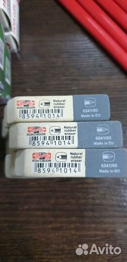 Канцелярия(скрепки, ластики, скобы для степлера)