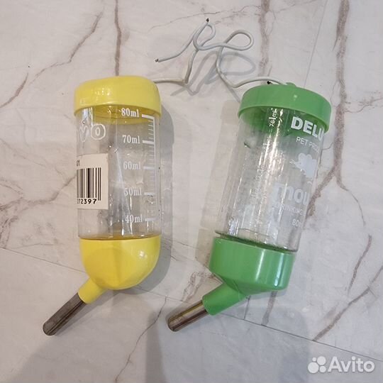 Миска поилка домики колесо опилки для хомяков