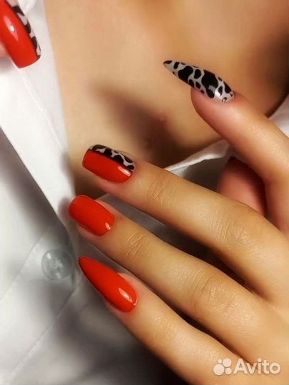 Маникюр наращивание