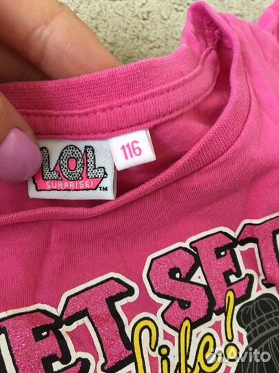 Вещи пакетом для девочки 110 116