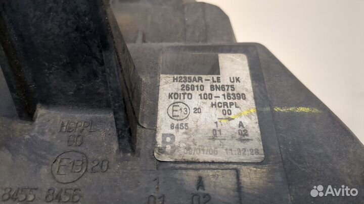 Фара (передняя) Nissan Almera N16, 2006