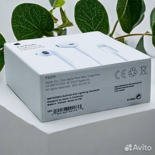 Гарнитура iPhone 7 Lighting original White