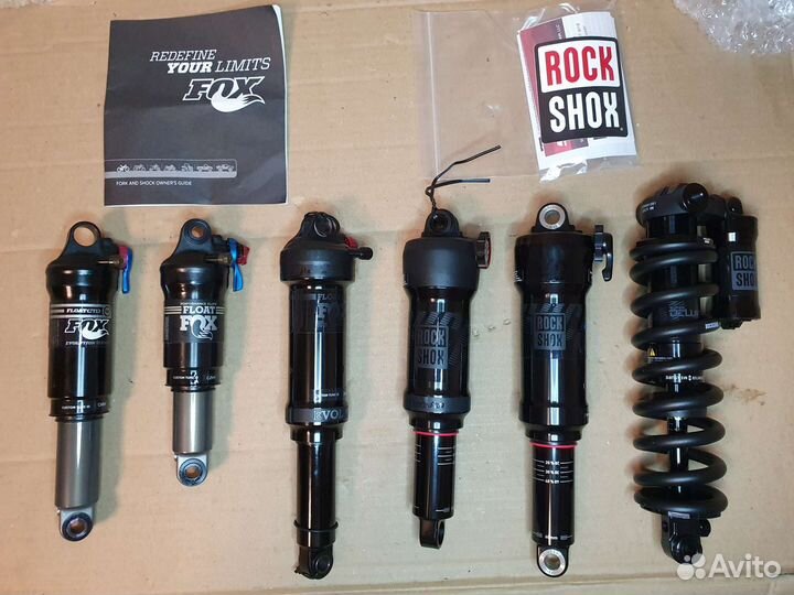 Новые амортизаторы FOX / Rock Shox