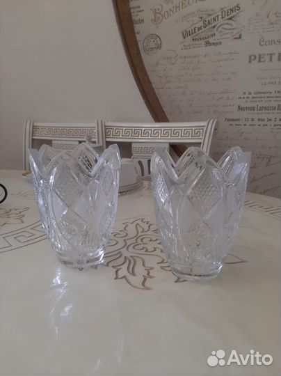 Ваза хрустальная