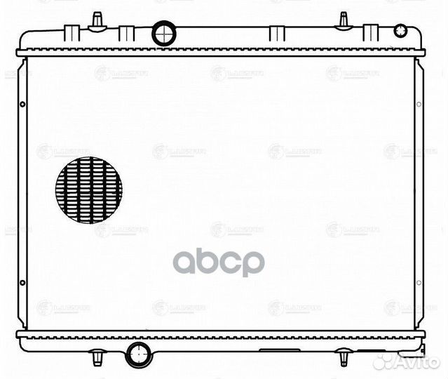Радиатор охл. для а/м Peugeot 308 (07) /407/Cit