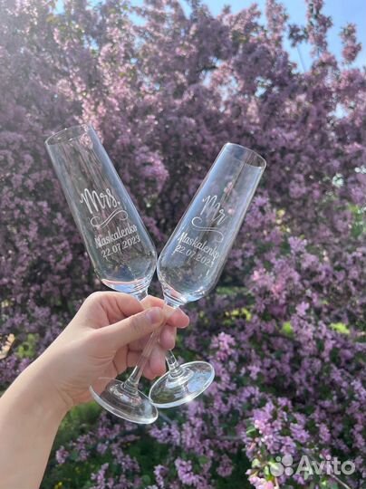 Готовый бизнес бокалы с гравировкой