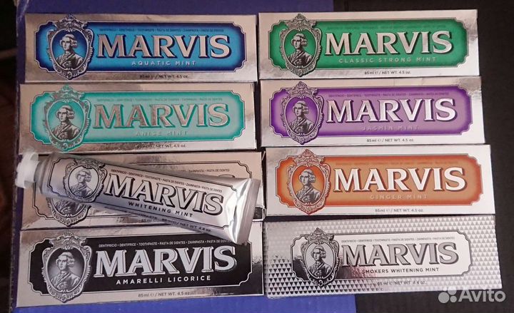 Зубные пасты Marvis (Италия)
