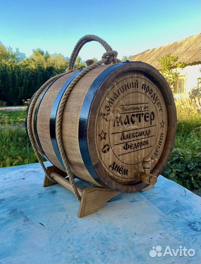 Дубовая бочка 10 литров (Волжский)