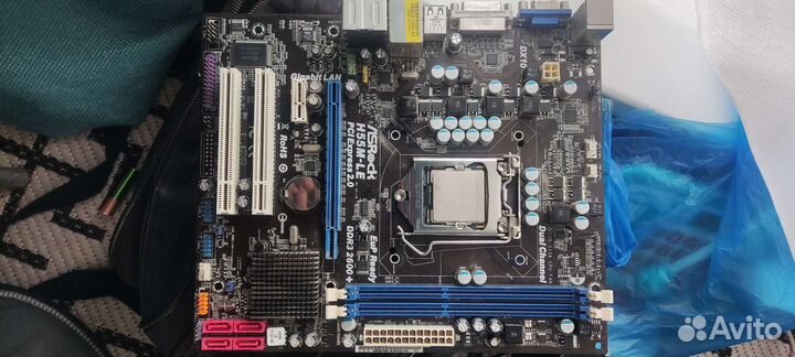 Материнская плата 1156+ проц i3