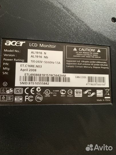 Монитор Acer