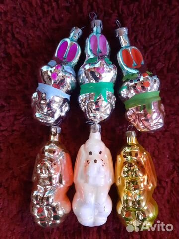 Елочные игрушки советские СССР
