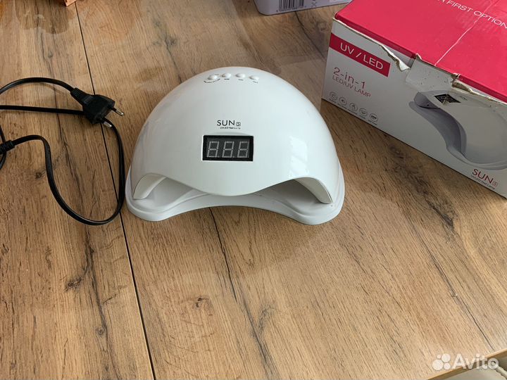 Uv led лампа 2в1