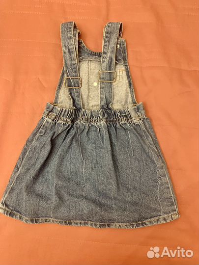 Джинсовый сарафан для девочки 98 размер