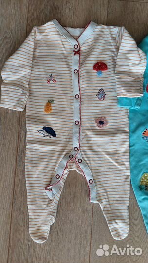 Пакет фирменных вещей от 0 до3 месяцев Next,George