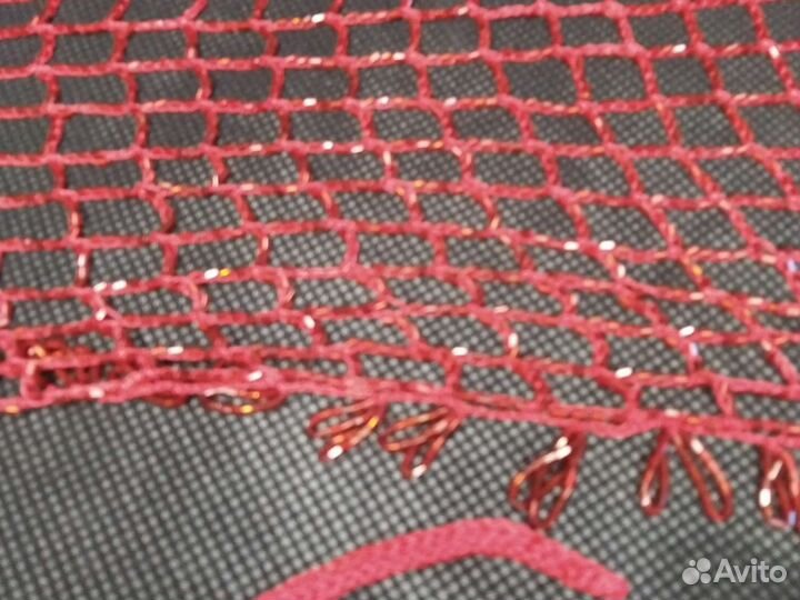 Платок вышитый бисером