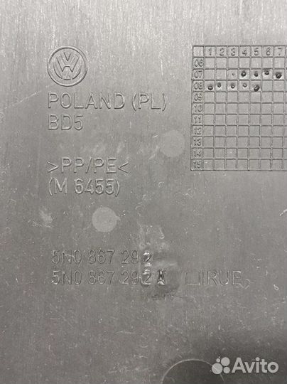 Обшивка стойки средняя правая Volkswagen Tiguan 2